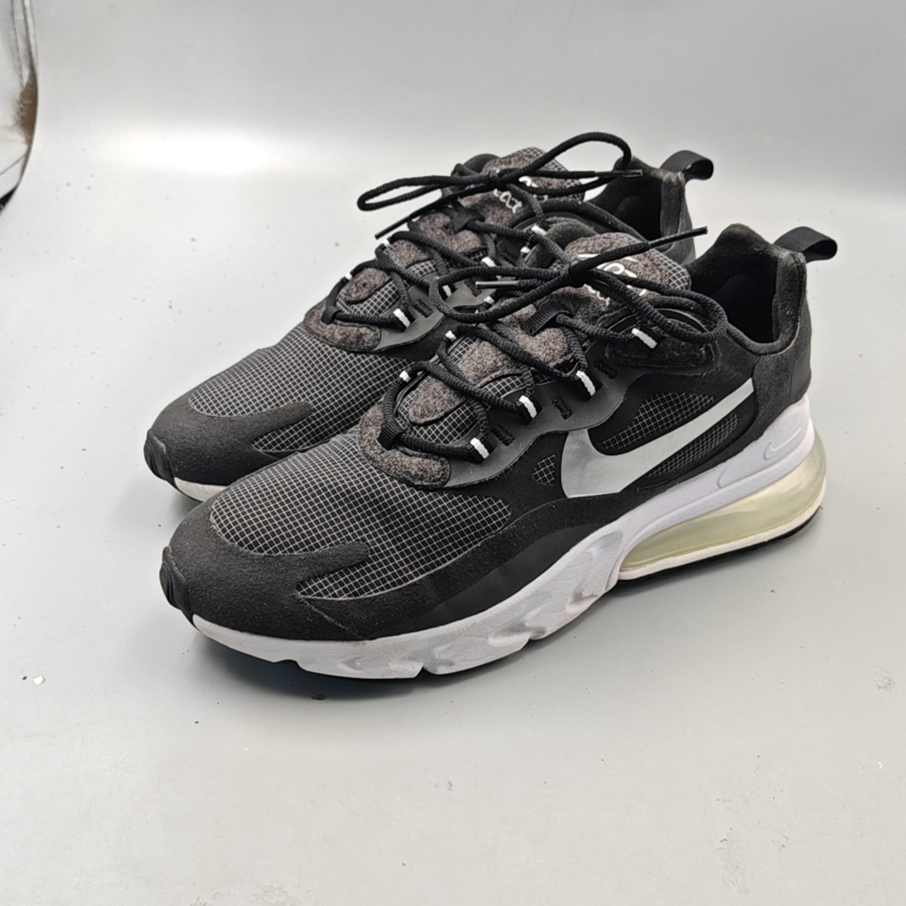 90新 MM6 44码/内长280 AirMax 270 跑鞋 二手正品  灰/白