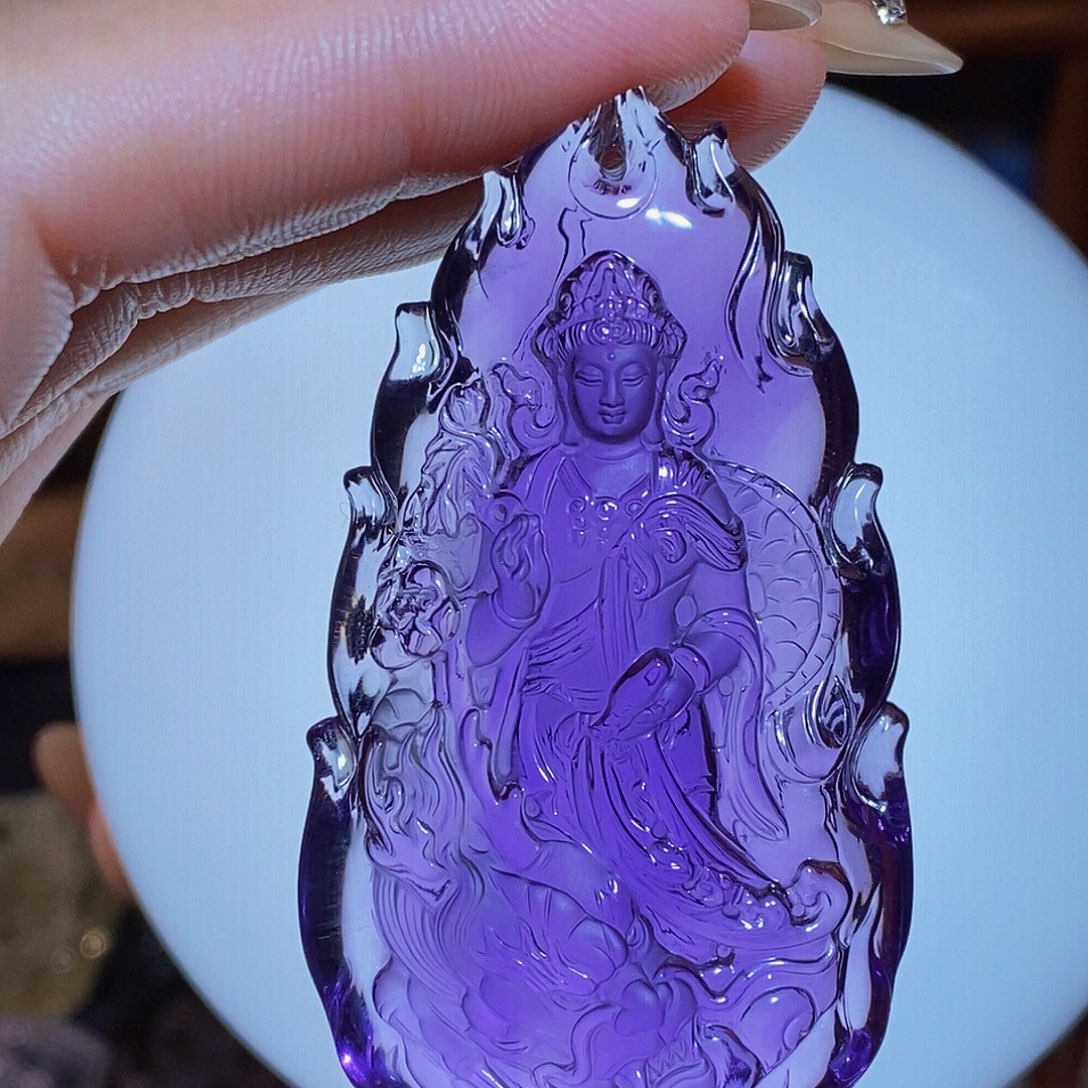 水晶颈饰未镶嵌吊坠