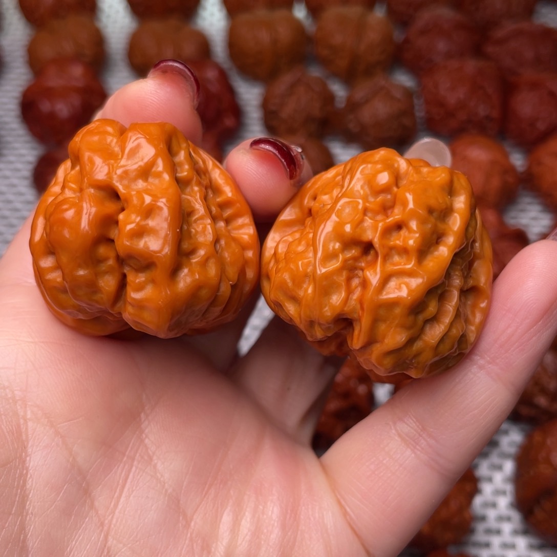 桃核吊坠文玩核桃 手把件 蛤蟆头 37