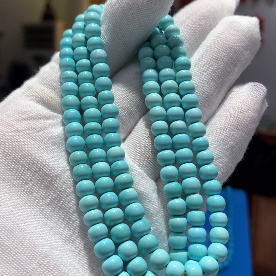 未镶嵌绿松石长链