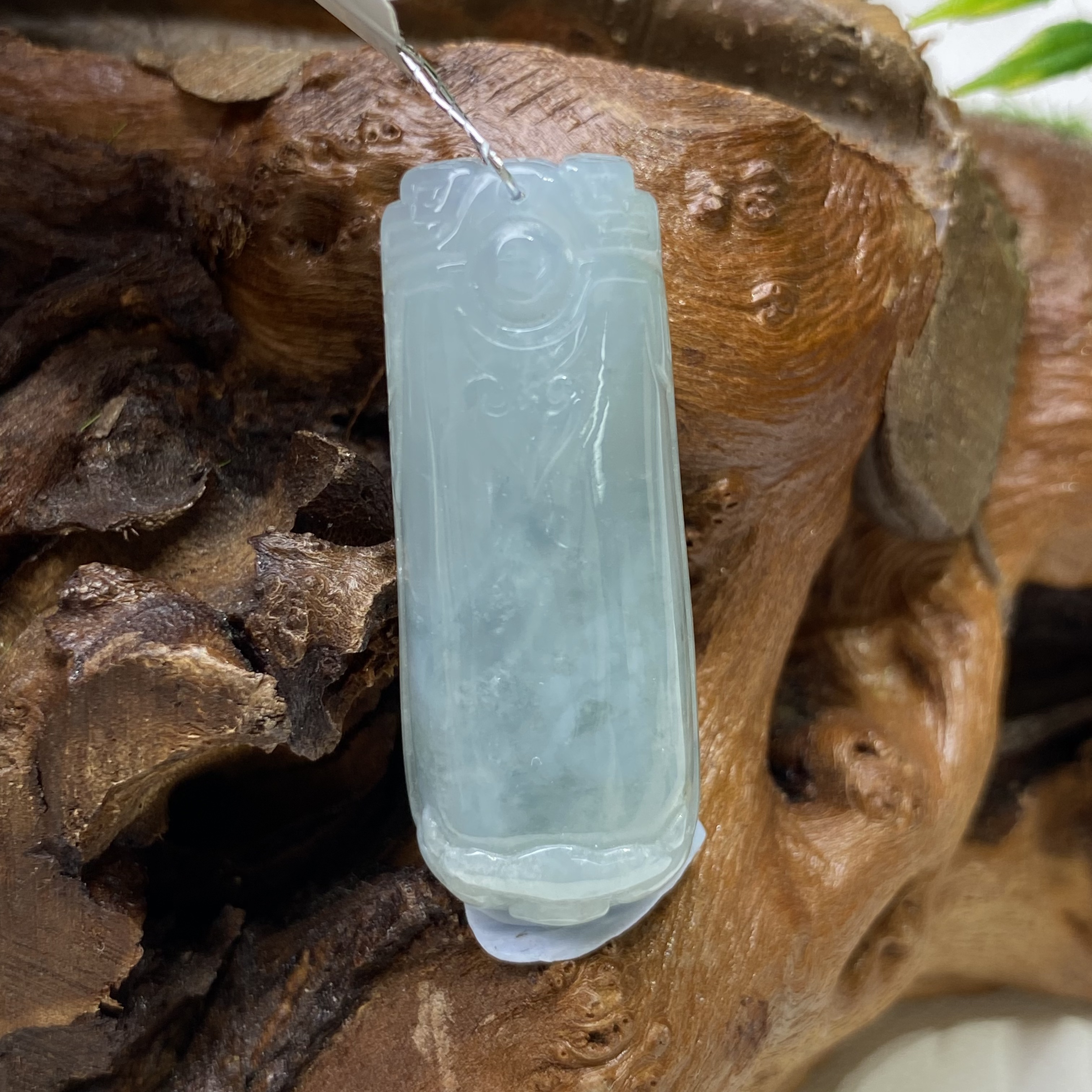 26617天然缅甸A货翡翠-竹节