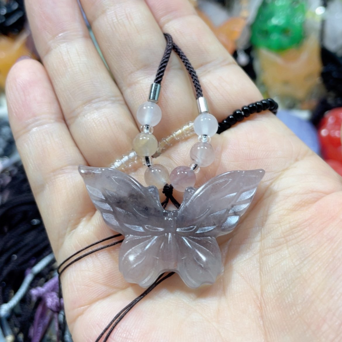 【闪购商品】未镶嵌岫玉颈饰8吊坠