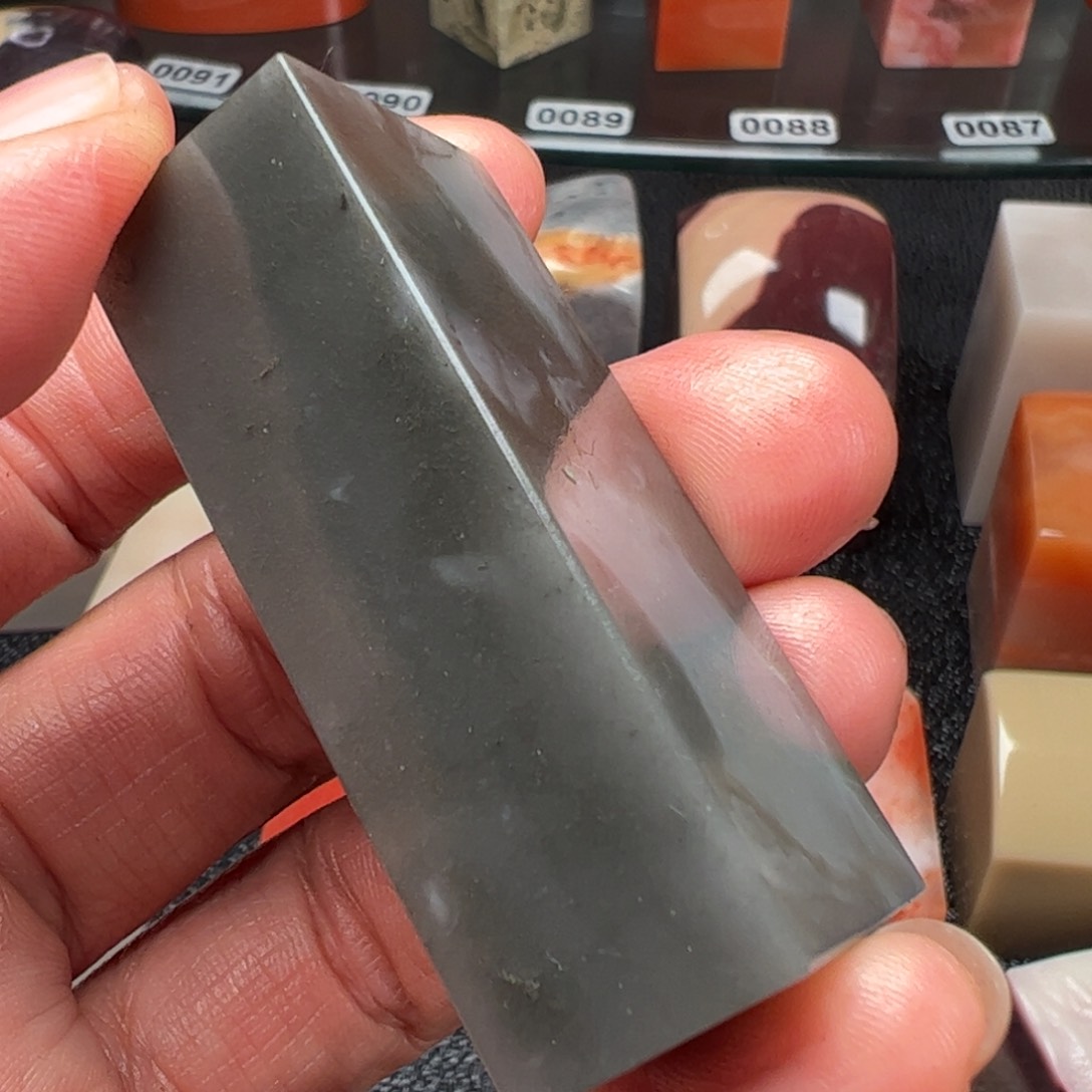 老挝石结晶果冻地印石