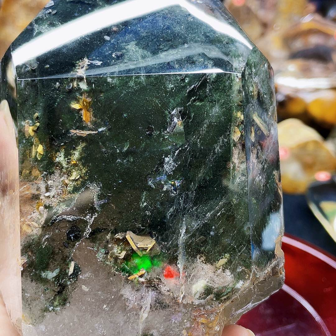 衤***唐水晶珠宝半成品未镶嵌