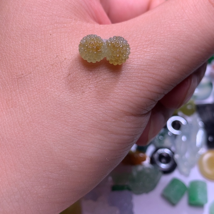 定制翡翠未镶嵌毛货