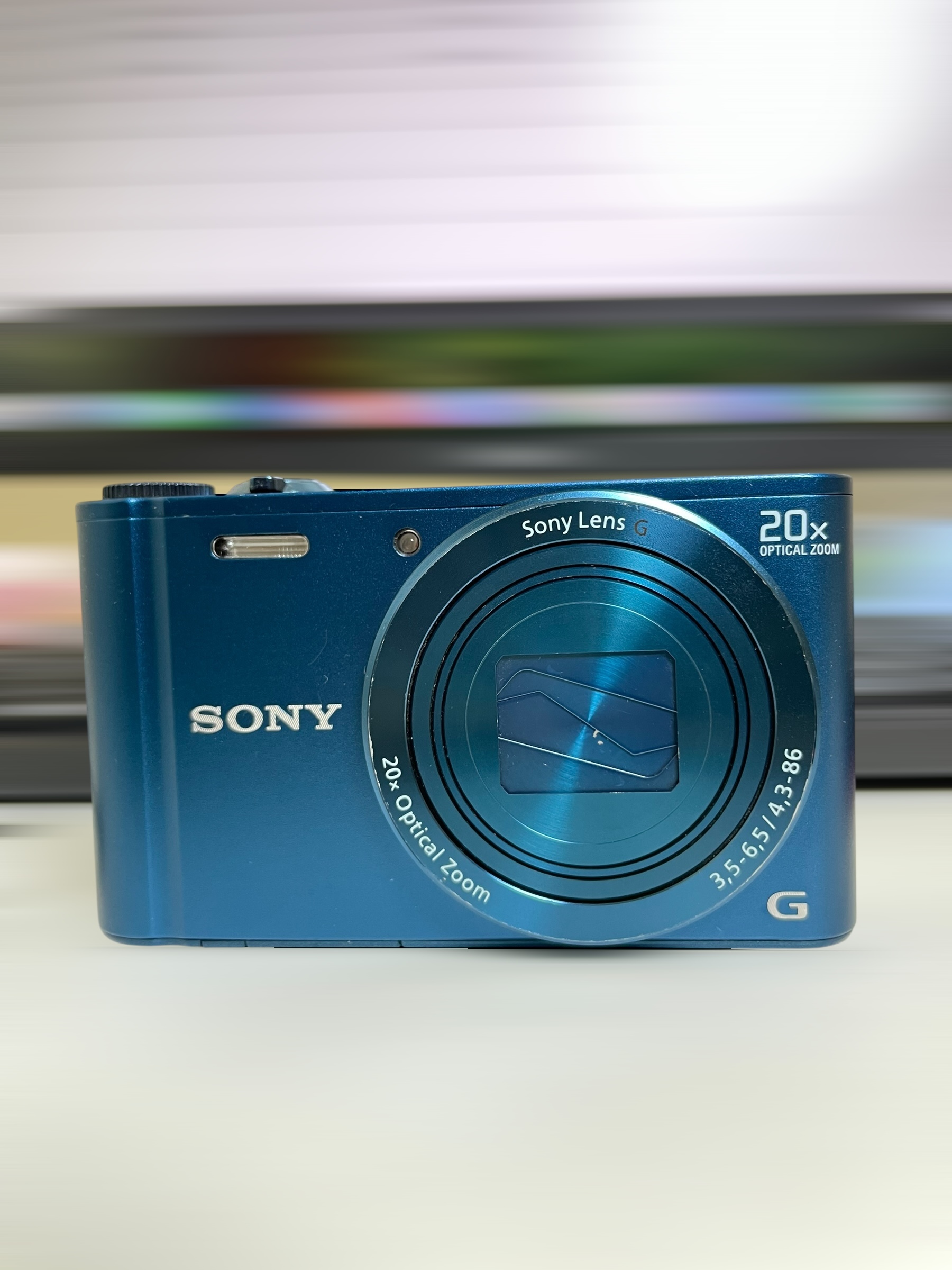 99新 Sony/索尼 索尼20倍大长焦 蓝色