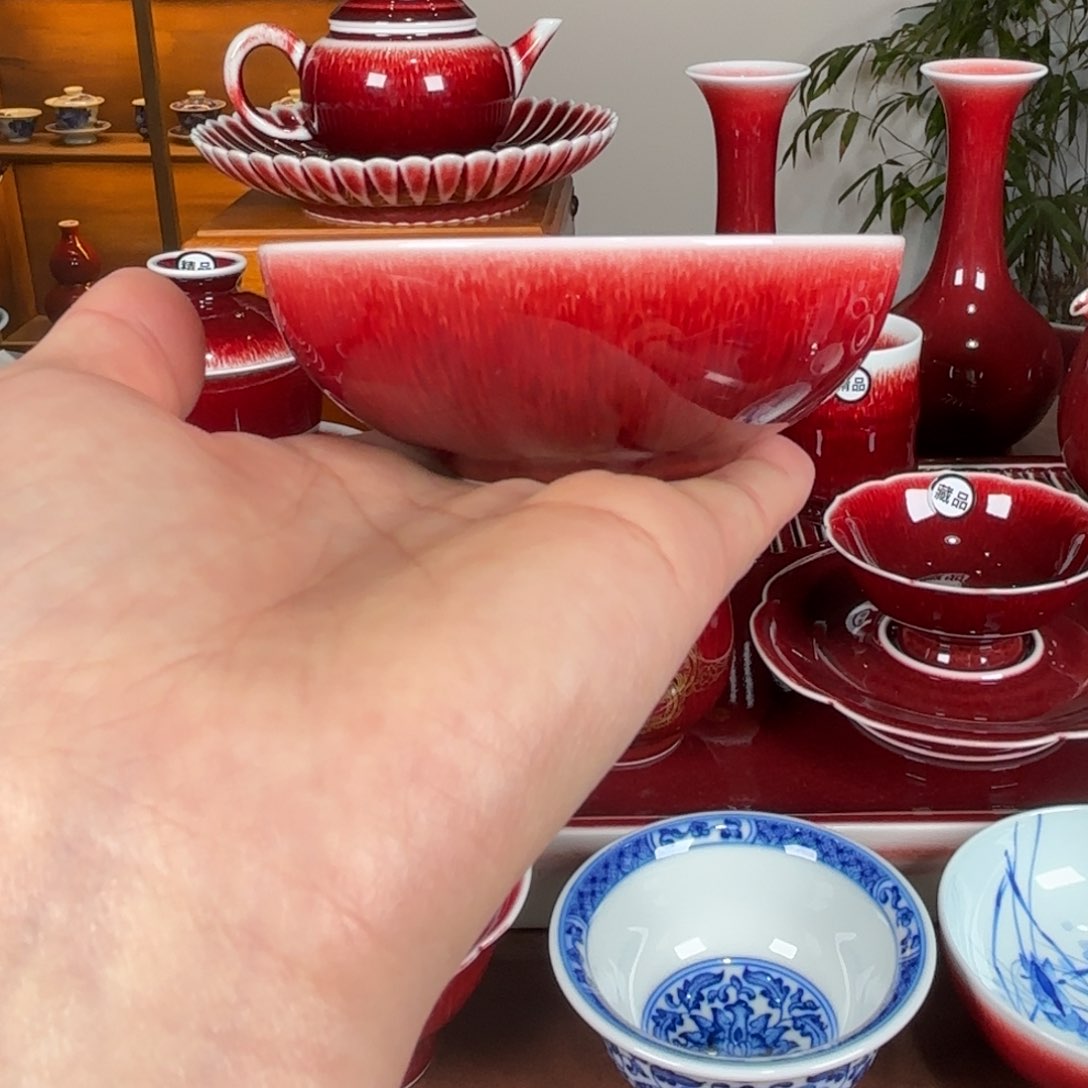 杯景德镇原矿郎红杯