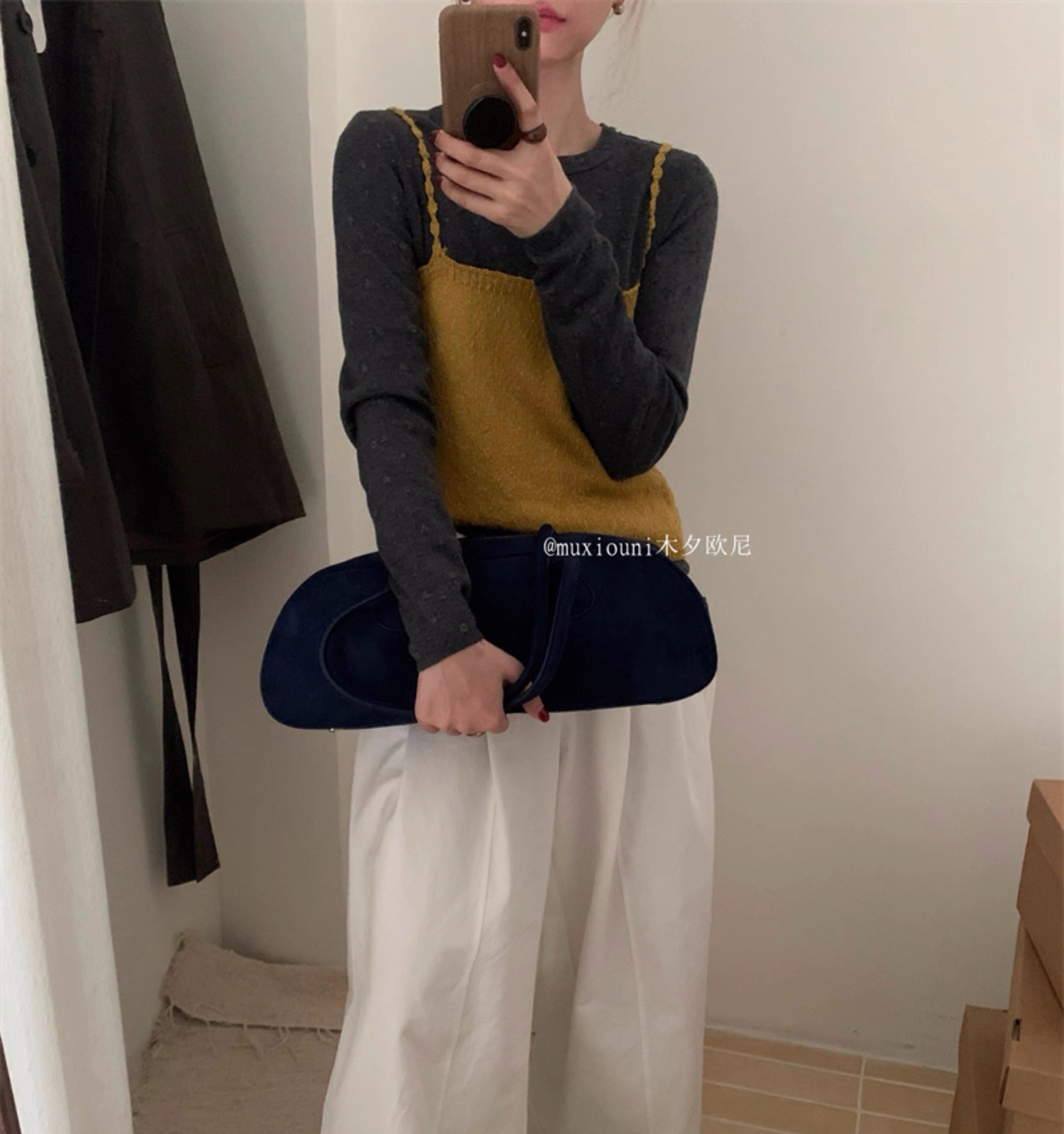 吊带毛衣  咻咻X2C4649