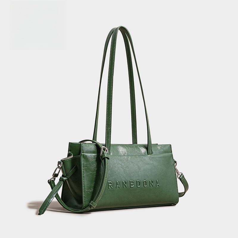【RAIN·CUN】轻奢高级感单肩斜挎小方包 SK-62765-森林绿