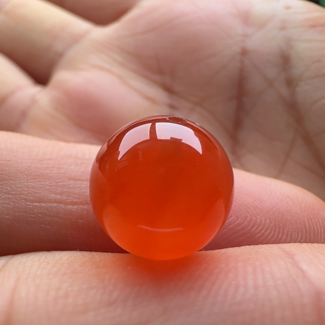 南红玛瑙未镶嵌圆珠12马牙