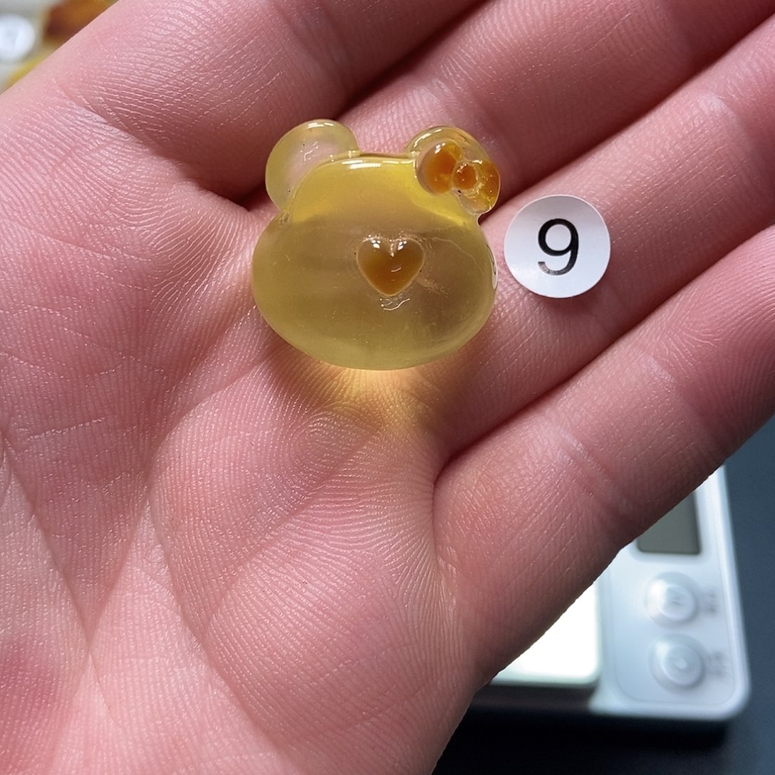 J****琥珀未镶嵌裸石天然琥珀蜜蜡吊坠