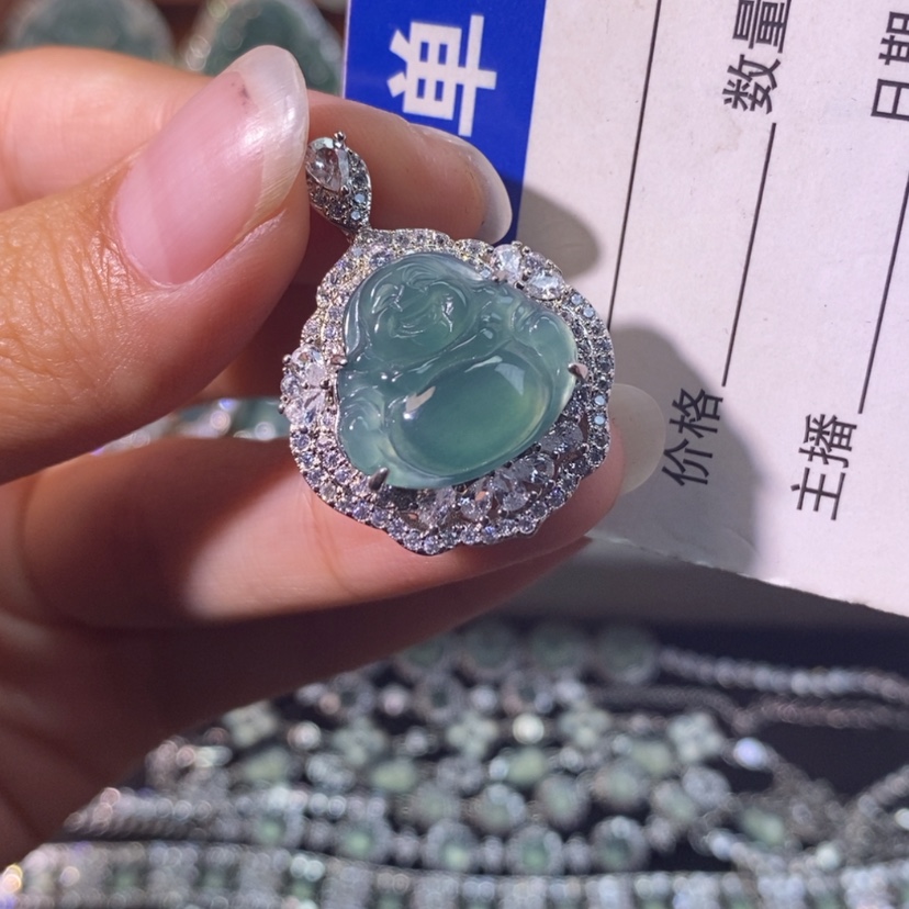 【闪购商品】翡翠未镶嵌颈饰天然