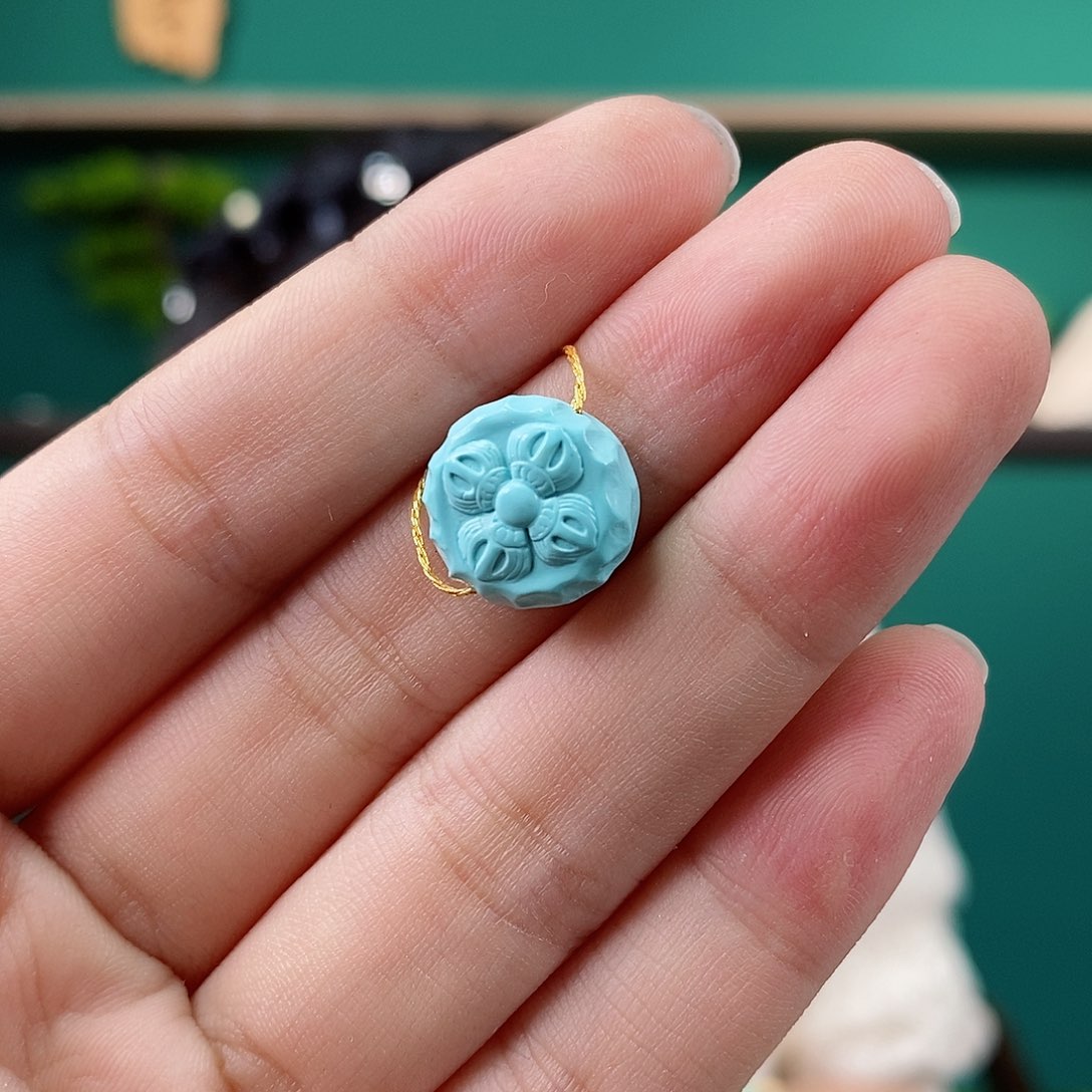 未镶嵌绿松石珠宝奇石