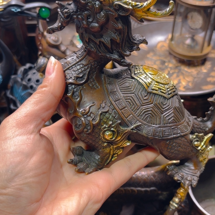 铜器摆件收收藏藏
