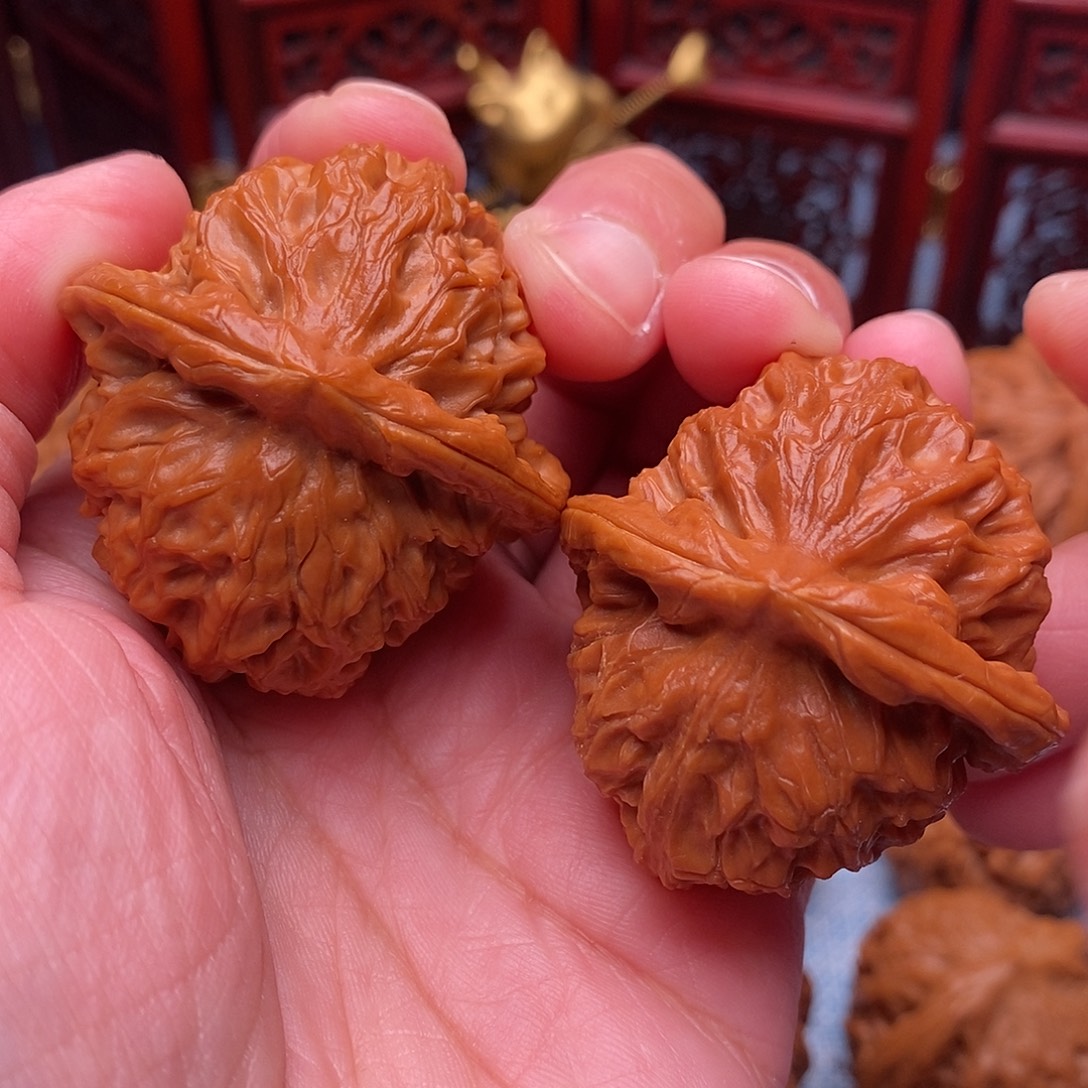 把件文玩核桃毕业全品粗棱金麒麟40尺