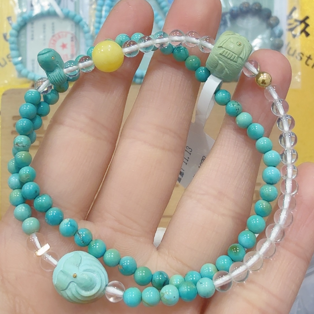 绿松石未镶嵌珠宝奇石