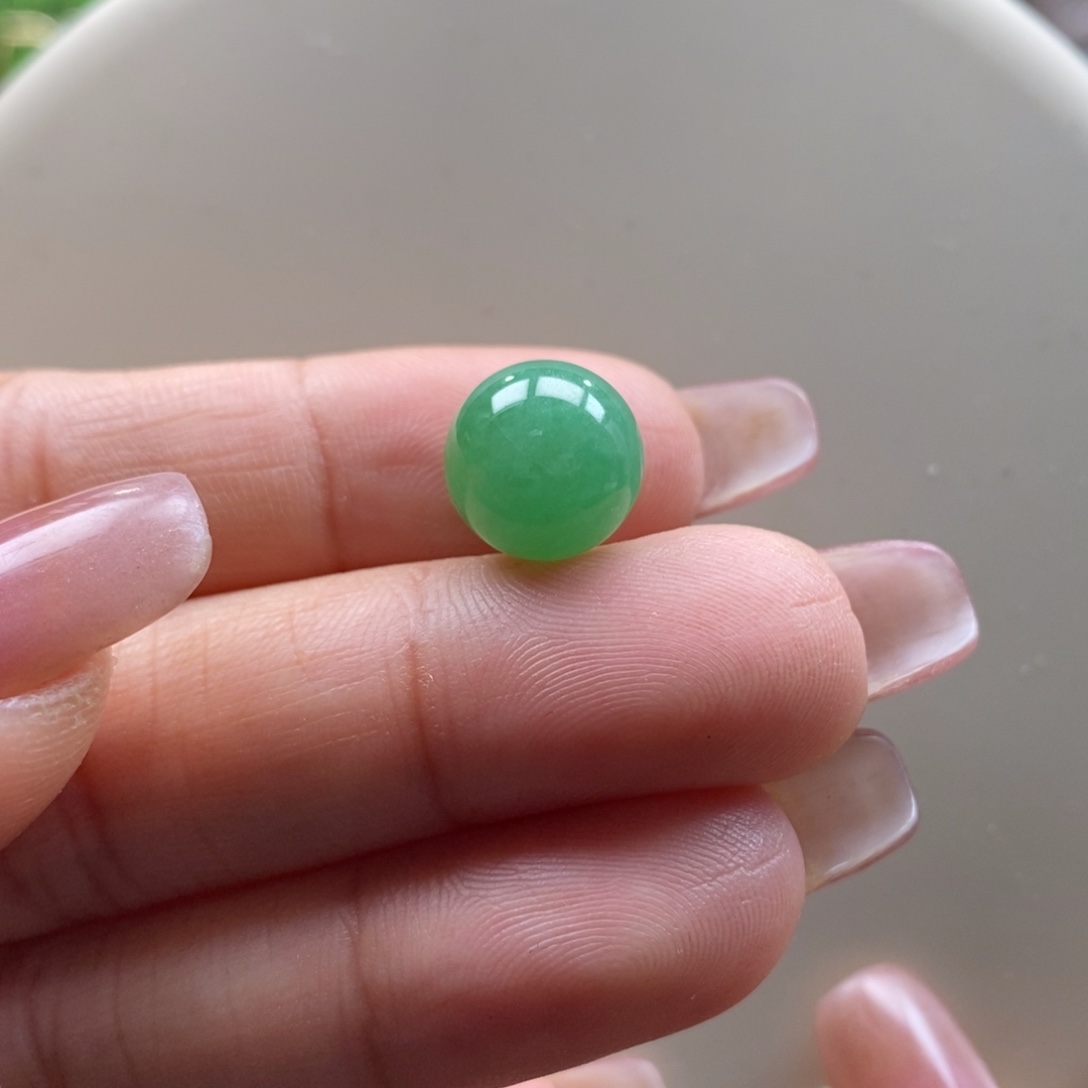 翡翠吊坠(不含链)未镶嵌翡翠满绿珠卡11.3