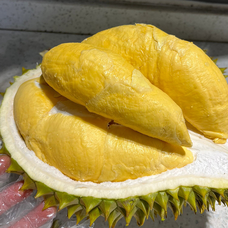 【开发区店】越南树熟干尧鲜榴莲A果【榴莲同城送】2-8斤可选核小干尧越南