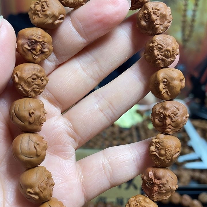 手串/手链橄榄核龙纹桃核