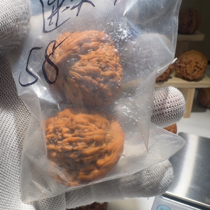 迷***向文玩核桃把件莲花