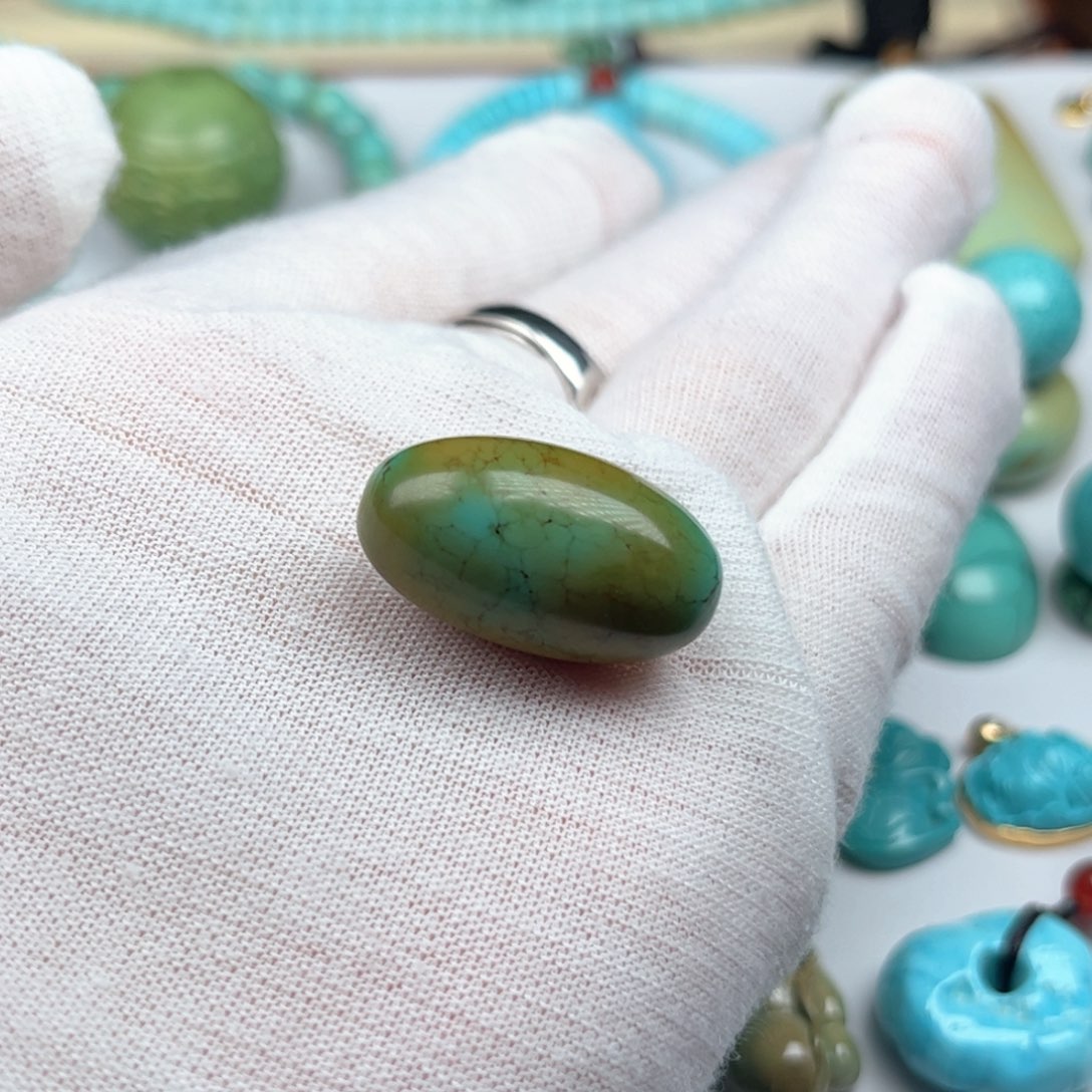 绿松石珠宝奇石未镶嵌