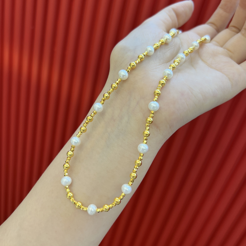 坠链均足银 QTY G 蹦迪珠珠满天星项链爆闪--现现