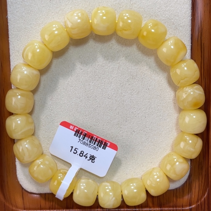琥珀手链未镶嵌蜜蜡