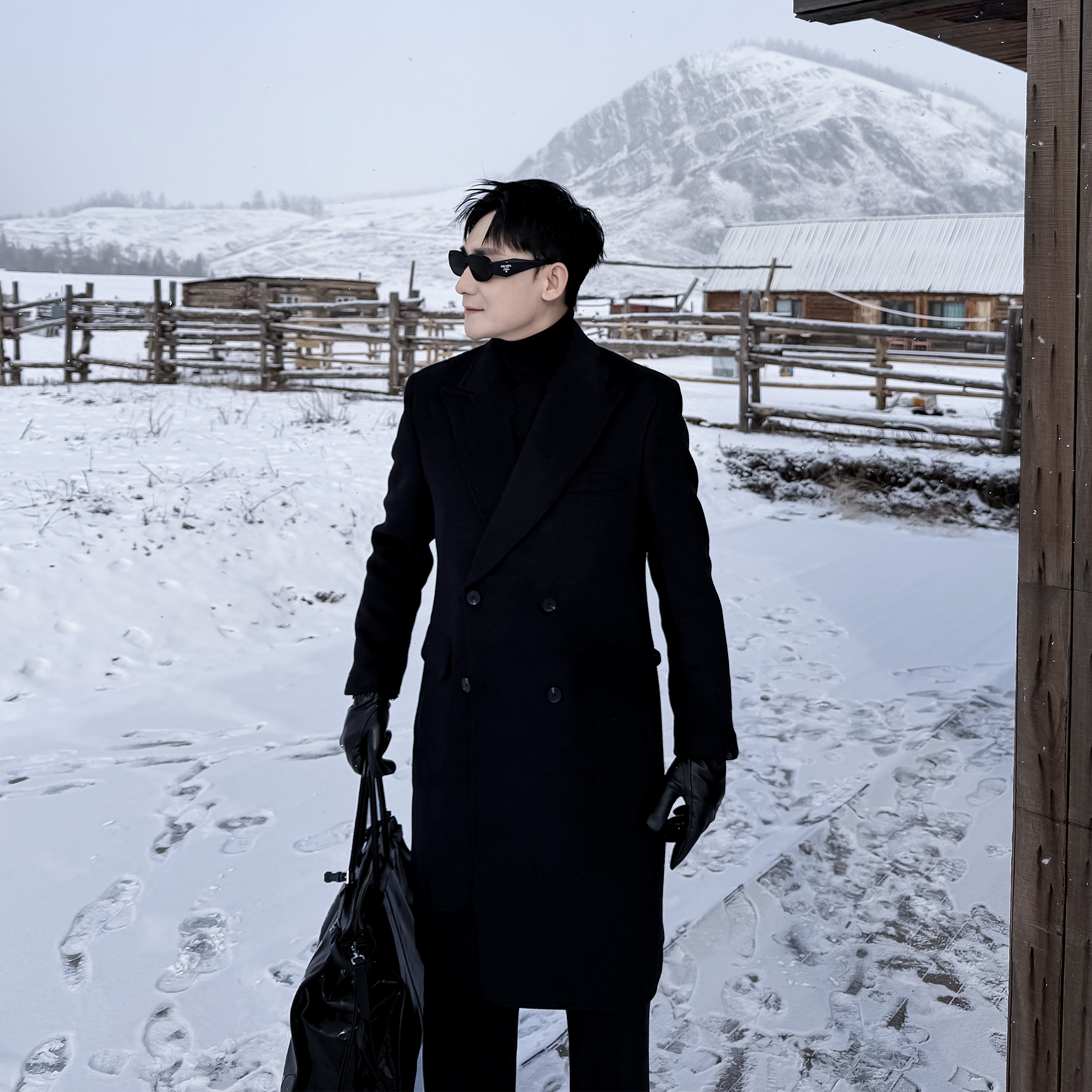 【DAIO ETHAN】英伦风新款纯色羊毛大衣