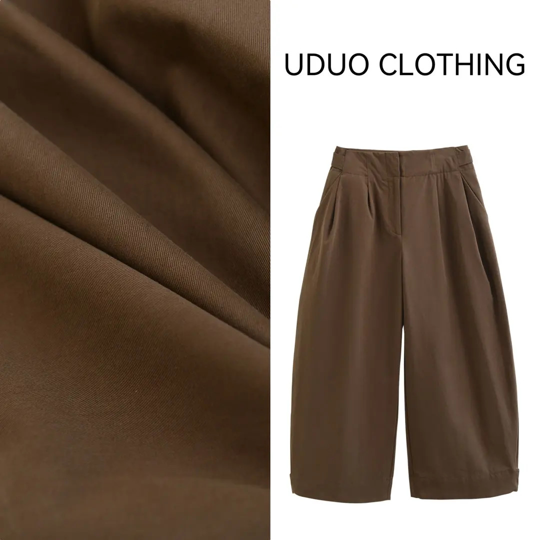 年末清仓【北欧苔原】纯棉日系25年流行女裤韩系秋冬装8157