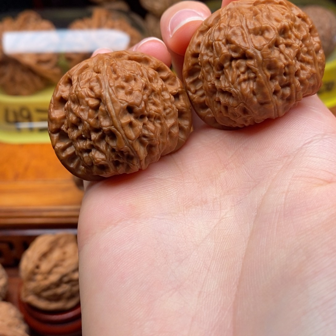 吊坠文玩核桃白狮子