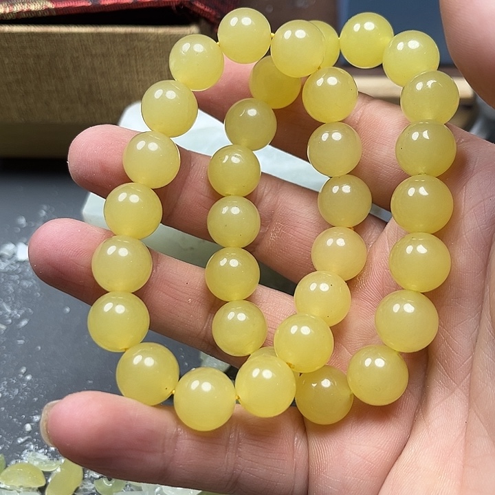 和田玉未镶嵌手链