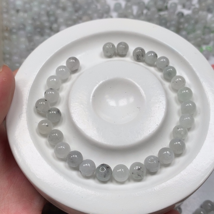 散珠翡翠乌鸡卡6.6 33颗
