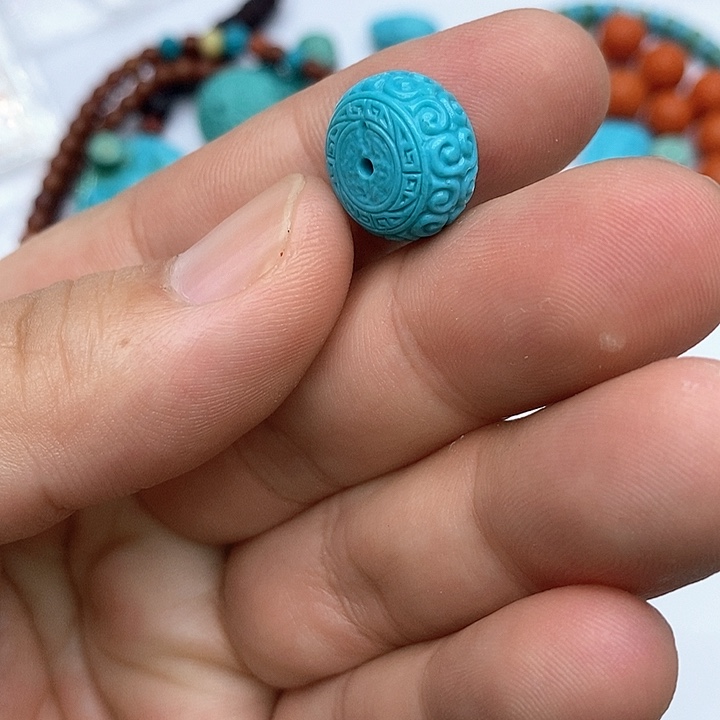 未镶嵌绿松石珠宝奇石