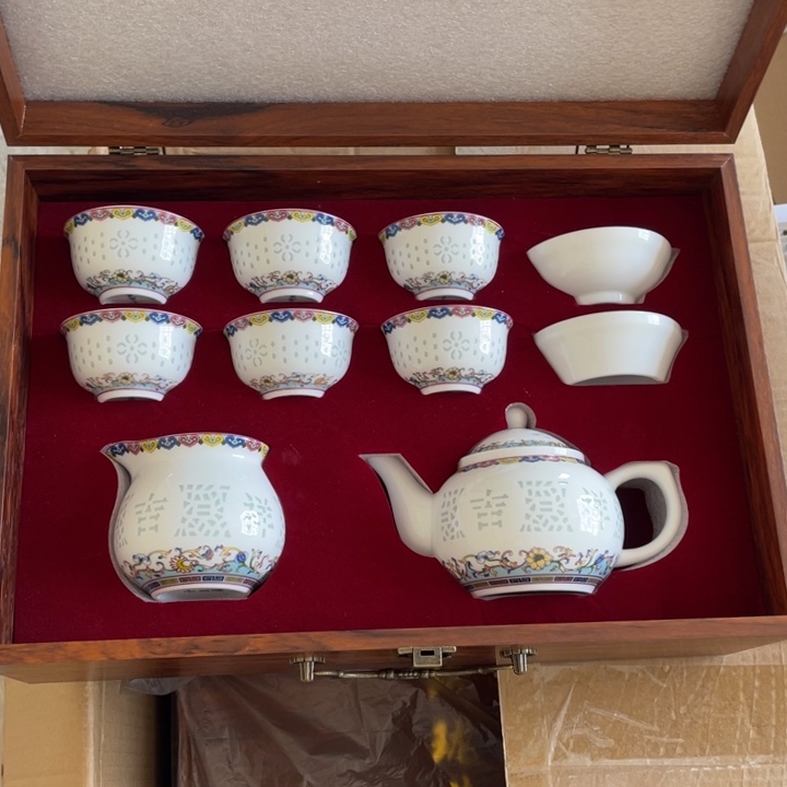 摆件用****0景德镇高温细白瓷餐具