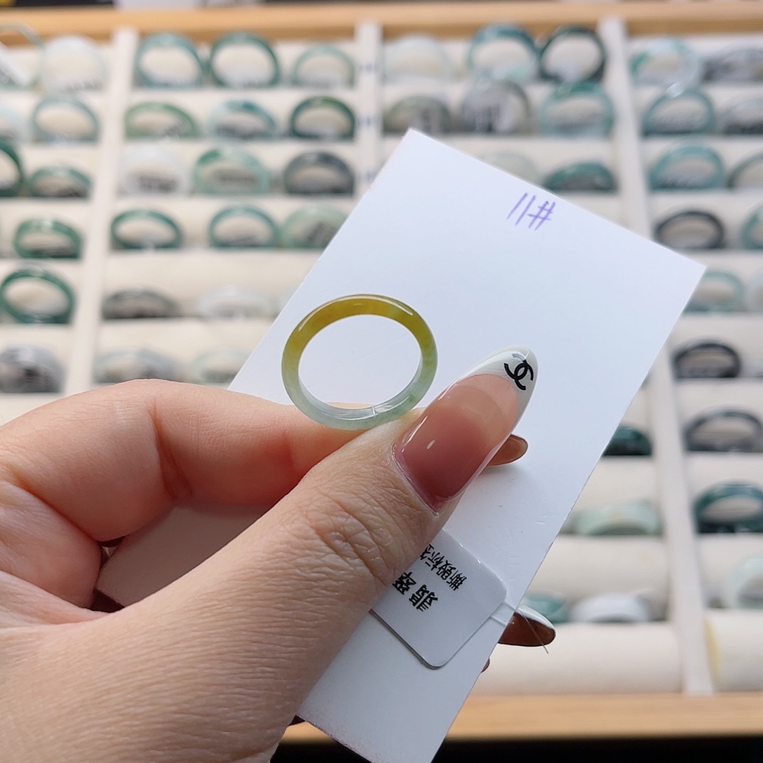 翡翠戒指未镶嵌戒指