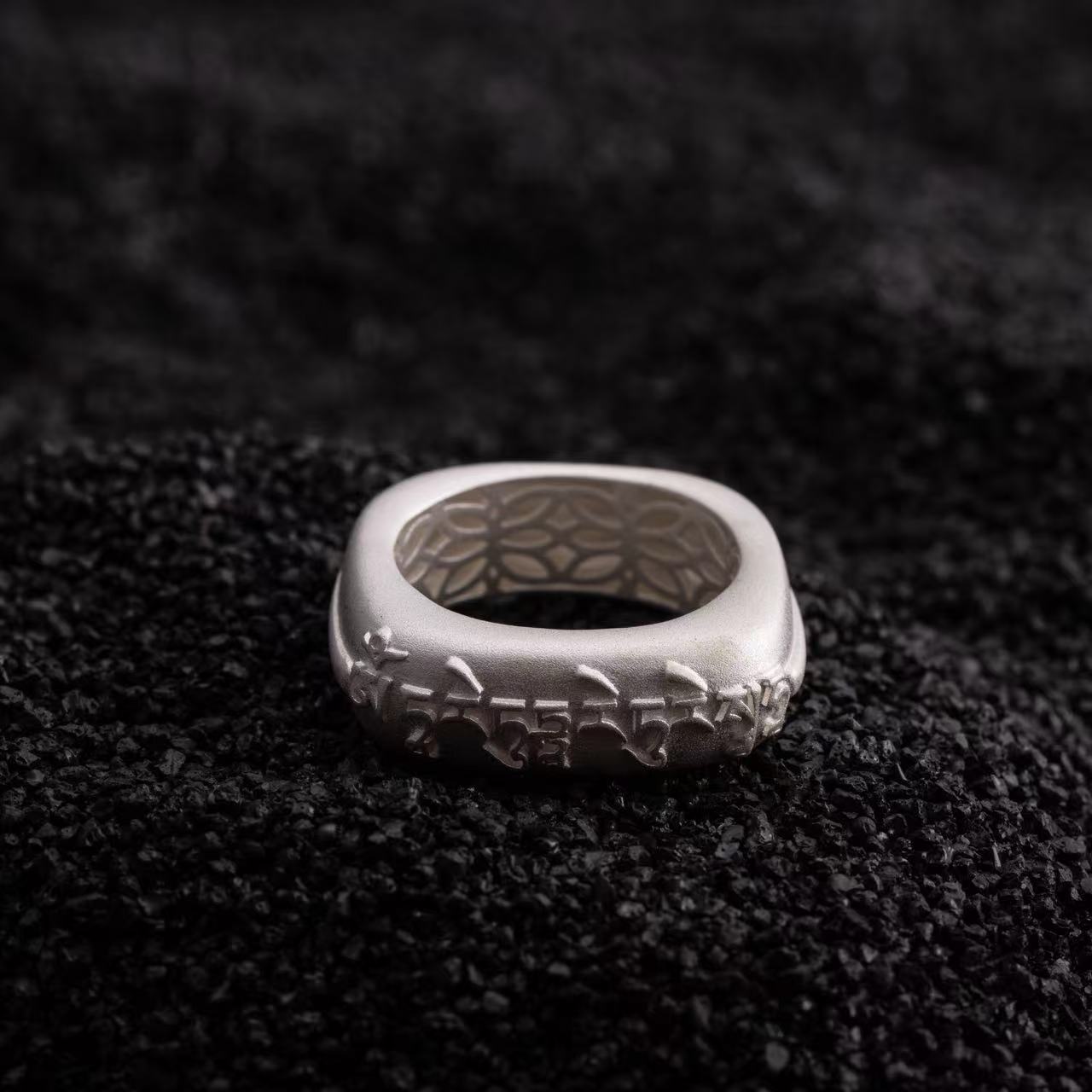 非金属珐琅戒指 种菩提 开口戒指