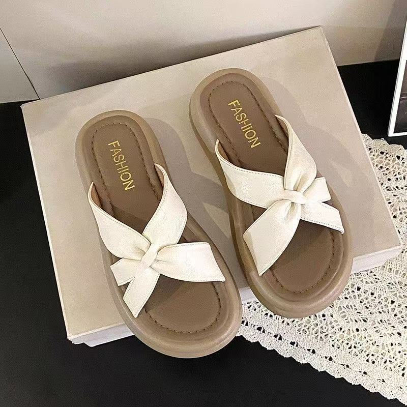 踩屎感凉拖鞋女夏外穿2025新款配裙子女士凉鞋时尚一字拖aj