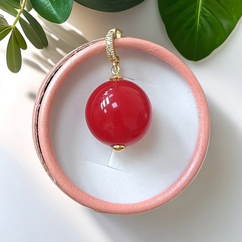 高品质全玉化红景天20锁骨链镶嵌款