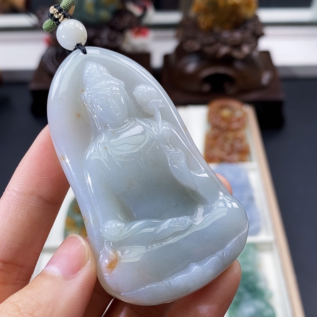 颈饰未镶嵌翡翠缅甸翡翠a货