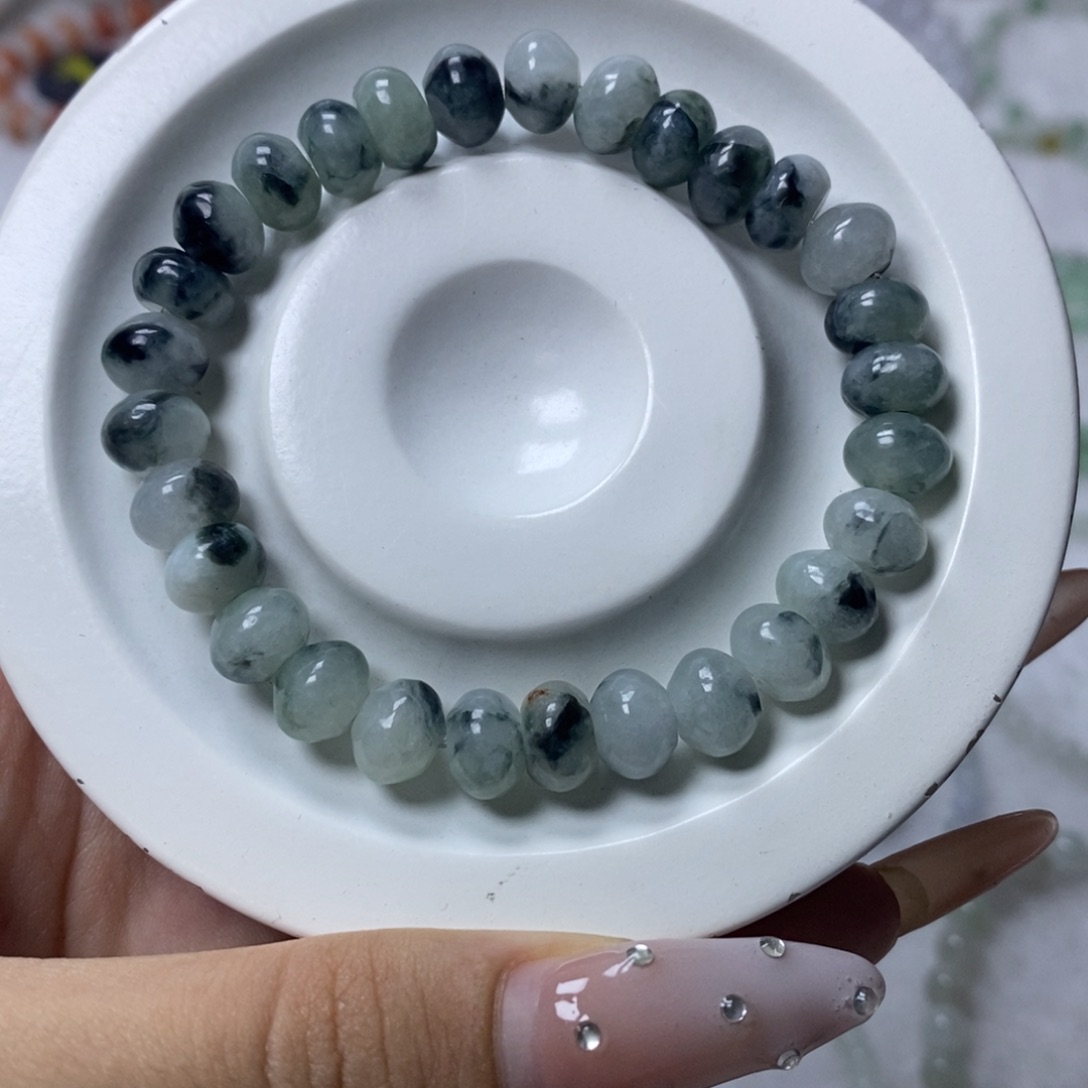 未镶嵌手链翡翠乌鸡卡8