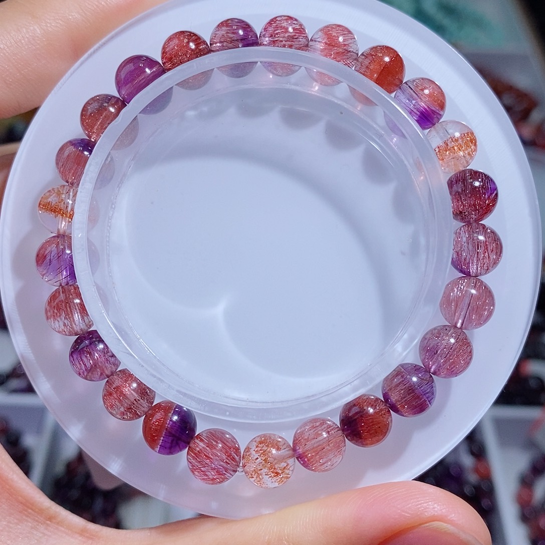 未镶嵌手链水晶稀有超七