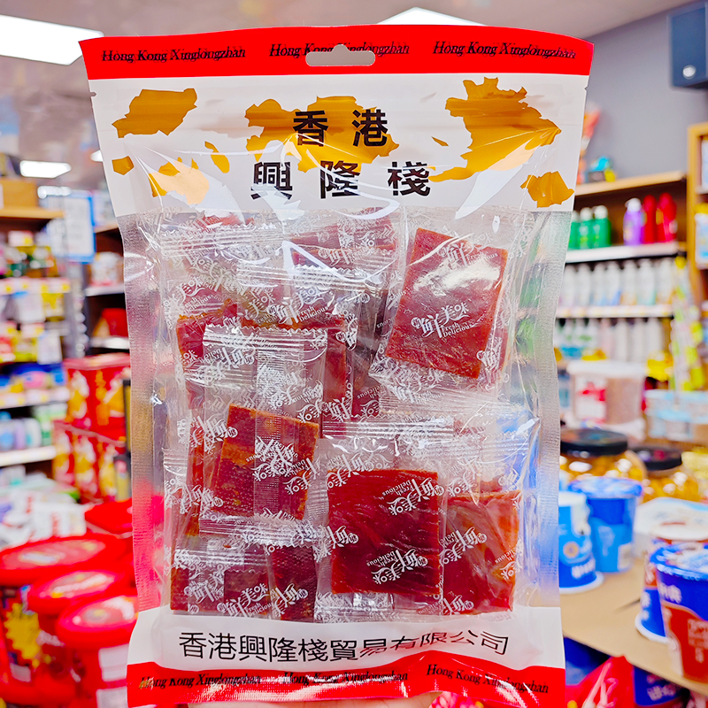 香港兴隆栈200g手撕猪肉脯熟食办公室小吃猪肉脯小吃猪休闲零食品