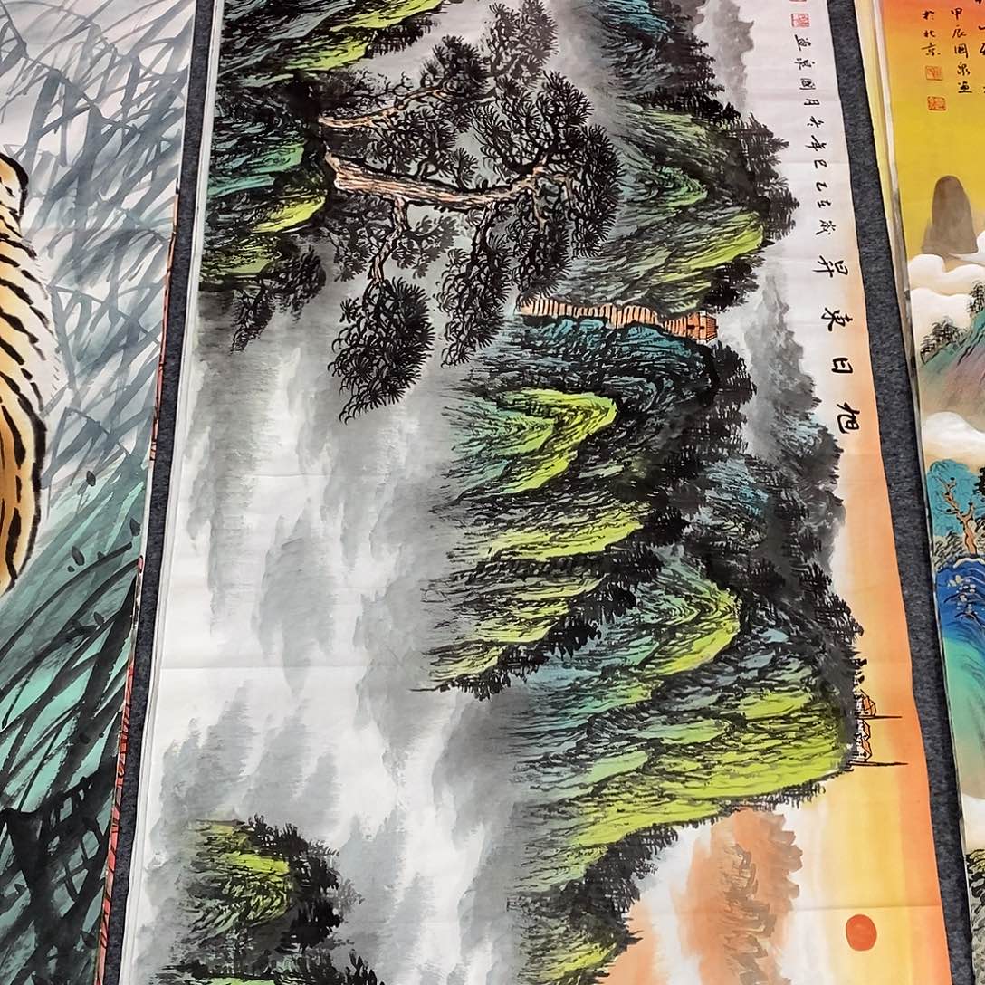 国画画画真的画画画