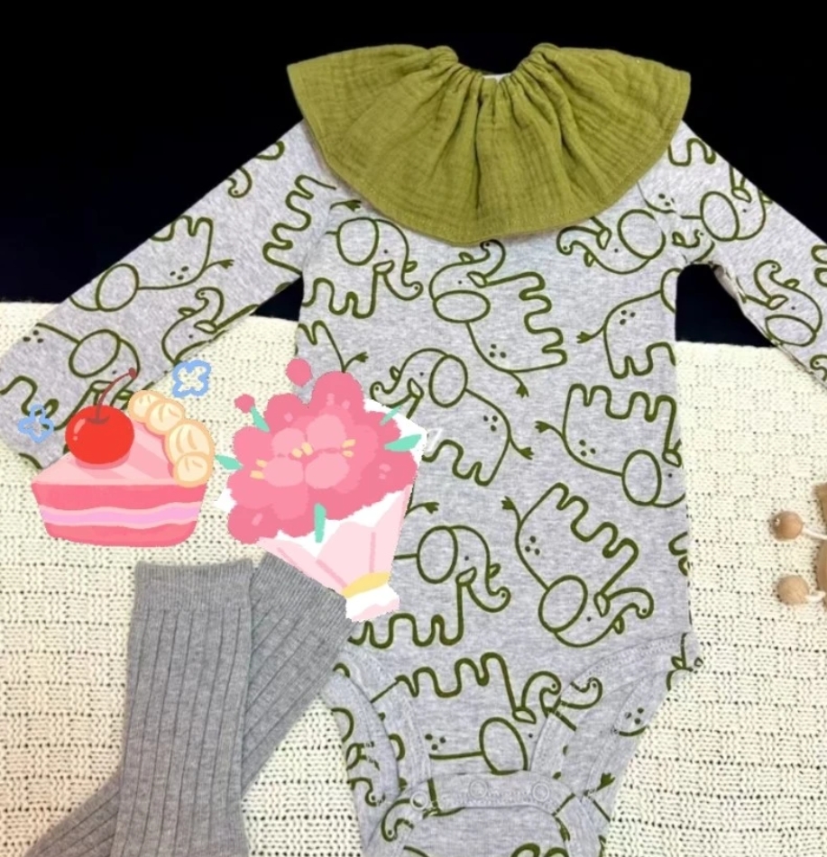 好看的纯棉短袖包屁衣