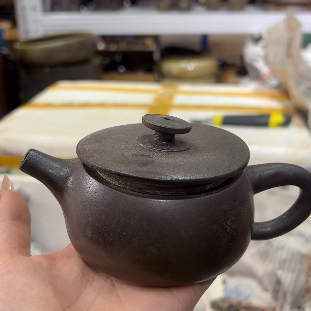 贵台龙窑柴烧茶壶55