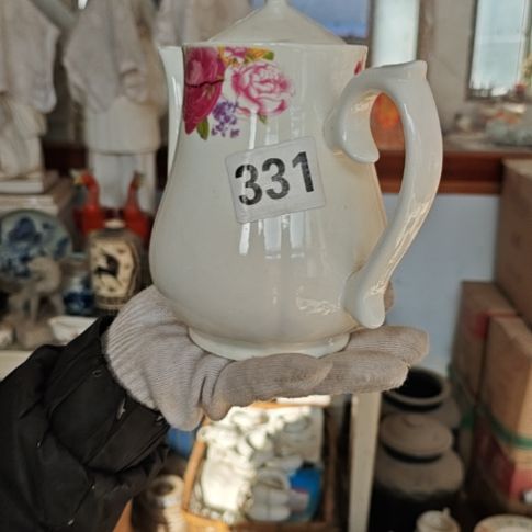 库存瓷片多孔茶壶