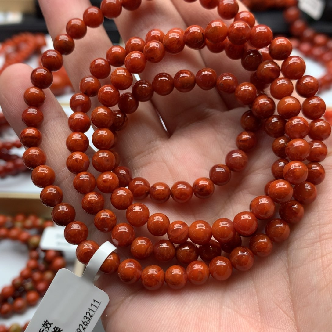 南红玛瑙手链未镶嵌