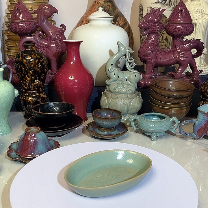 瓷片摆件摆件摆件