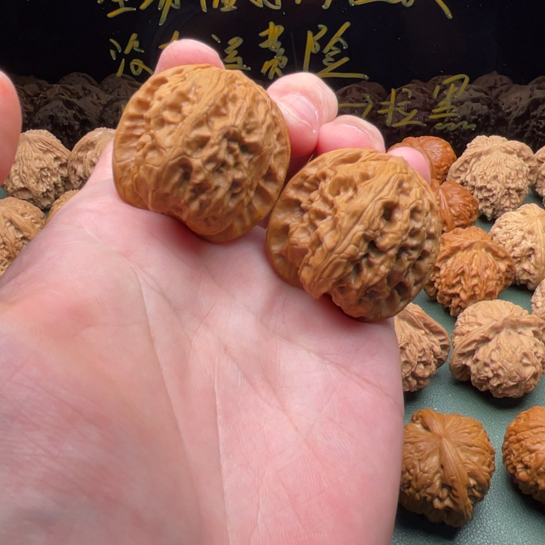 核桃把件37全品野狼