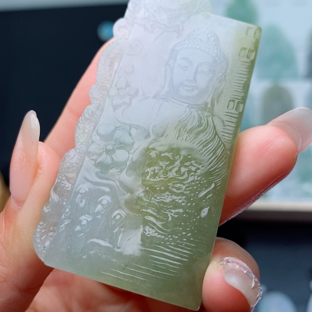 定制翡翠未镶嵌定制吊坠